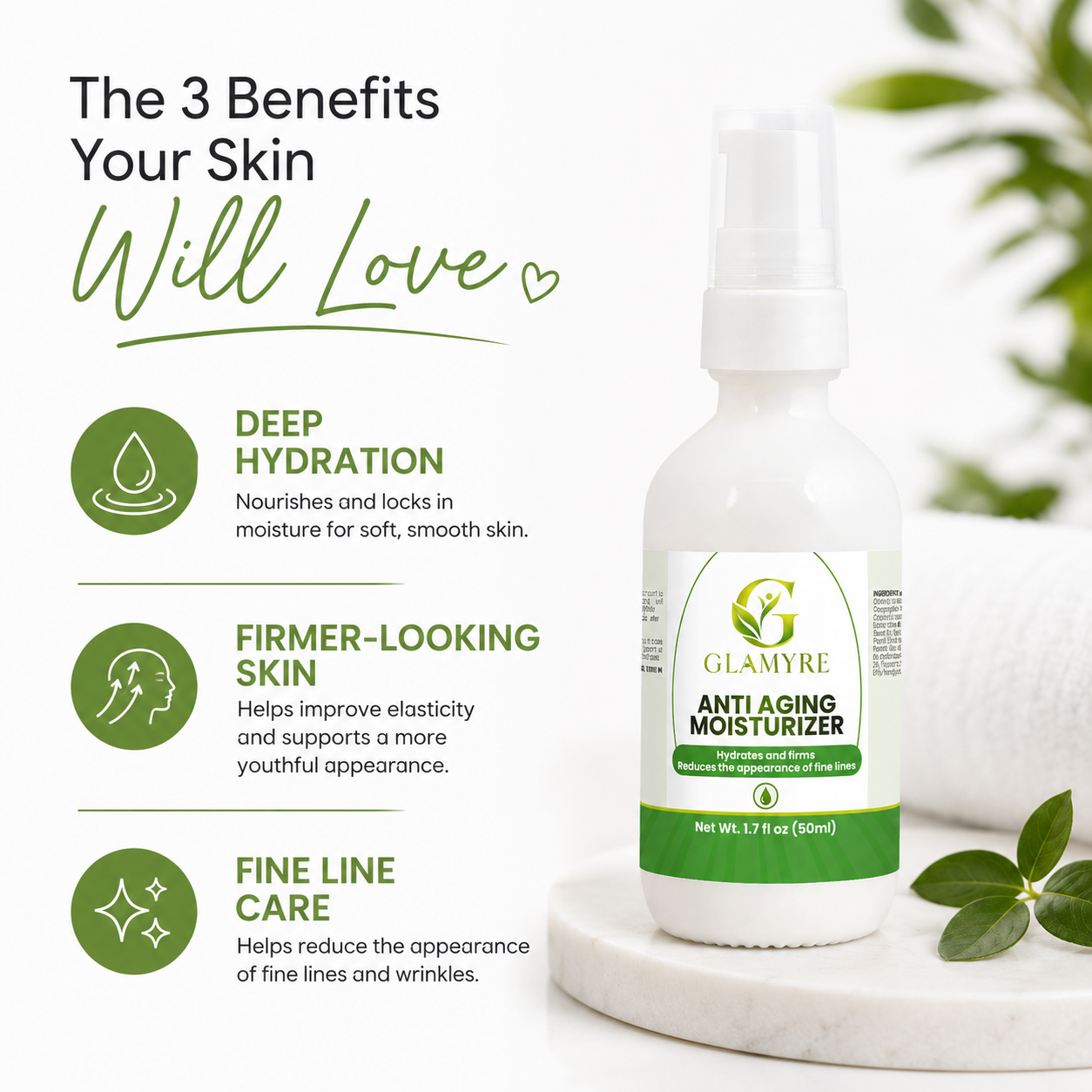 GLAMYRE Anti Aging Moisturizer