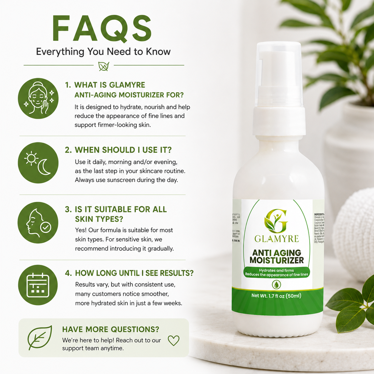 GLAMYRE Anti Aging Moisturizer